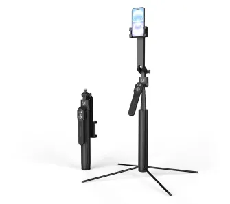 Selfie stick Wozinsky WST-360YS inteligentny statyw ze śledzeniem twarzy Czarny