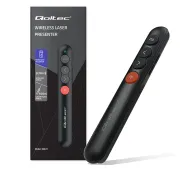 Qoltec 50631 Prezenter 4w1 USB 3.0 2.4GHz Czarny