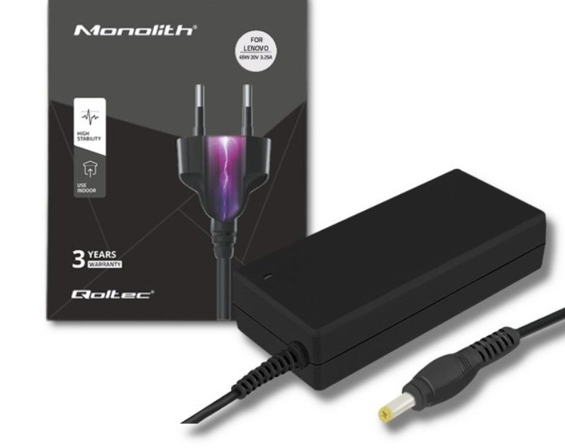 Zasilacz do laptopa Qoltec AD41P 65W Lenovo