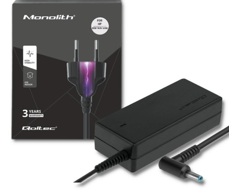 Zasilacz do laptopa Qoltec AD41P 65W do HP