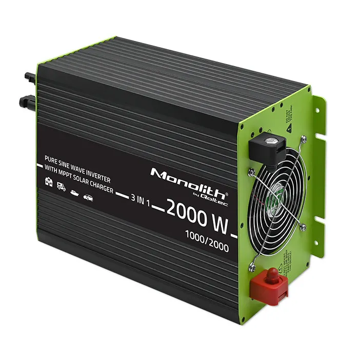 Przetwornica Qoltec Monolith 3w1 12/230V 1000/2000W