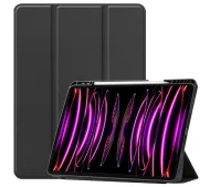 Bizon Case Tab Lizard z klapką do iPad Pro 12.9 2022/2021/2020/2018 Czarny