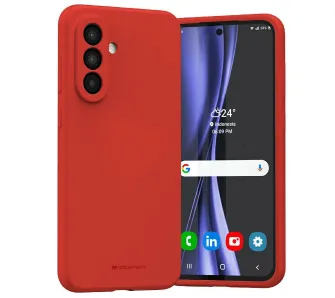 Etui Mercury Silicone do Galaxy A56 Czerwony