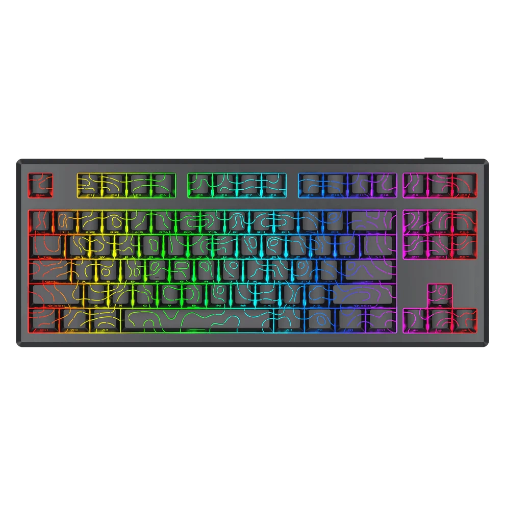 Klawiatura mechaniczna Redragon K737B-RGB-PRO Uranus Pro Silky Frost Linear Switch Czarny