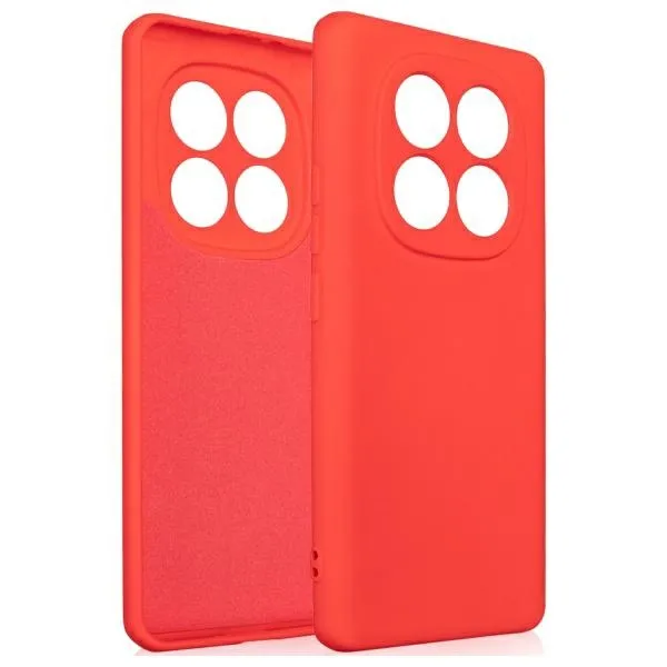 Etui Beline Silicone do Xiaomi Redmi Note 14 Pro Czerwony