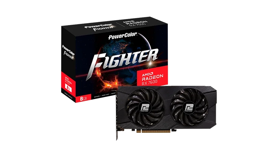 Karta graficzna PowerColor Fighter Radeon RX 7600 V2 8GB GDDR6 128bit FSR