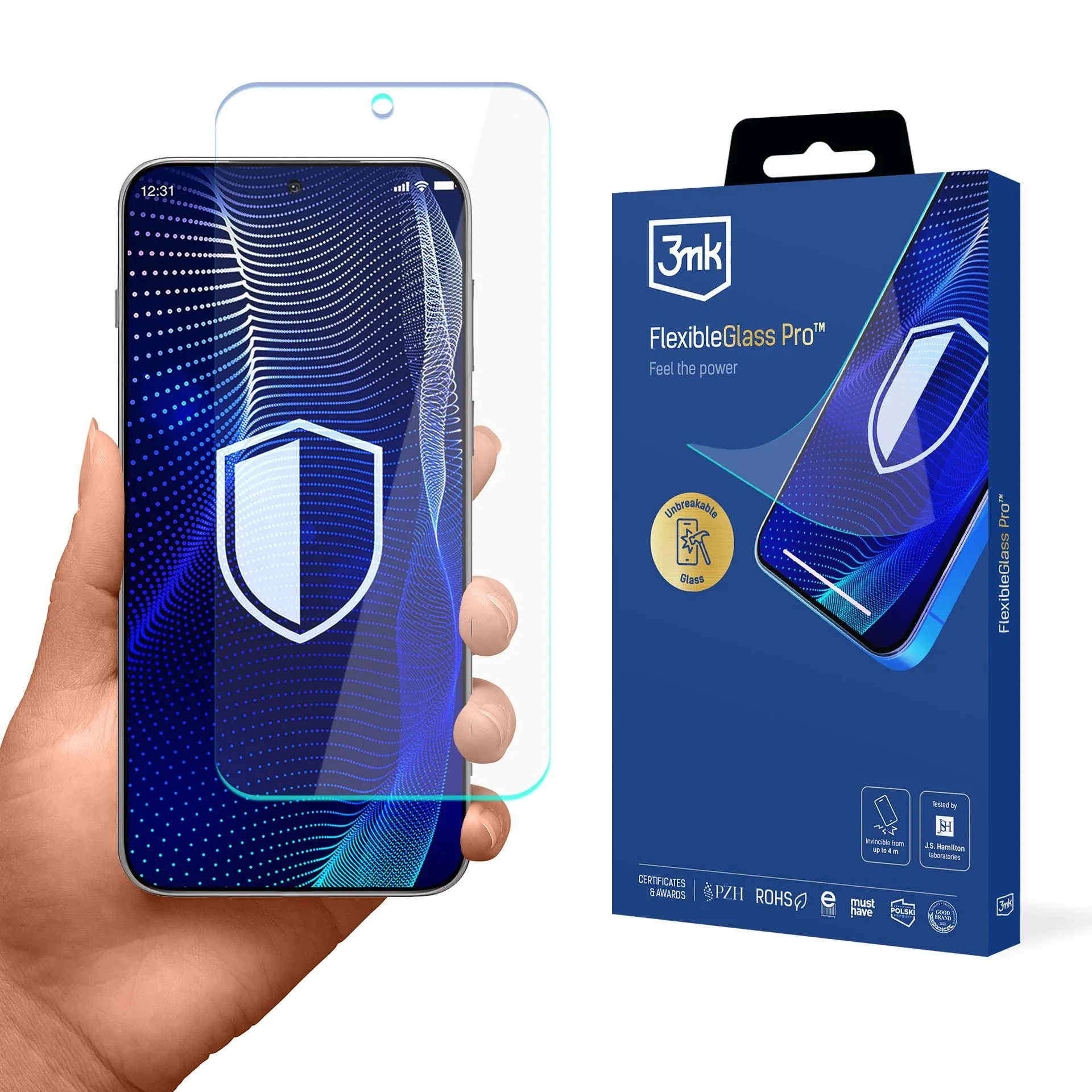 Szkło hybrydowe 3mk FlexibleGlass Pro do Vivo X300 Pro