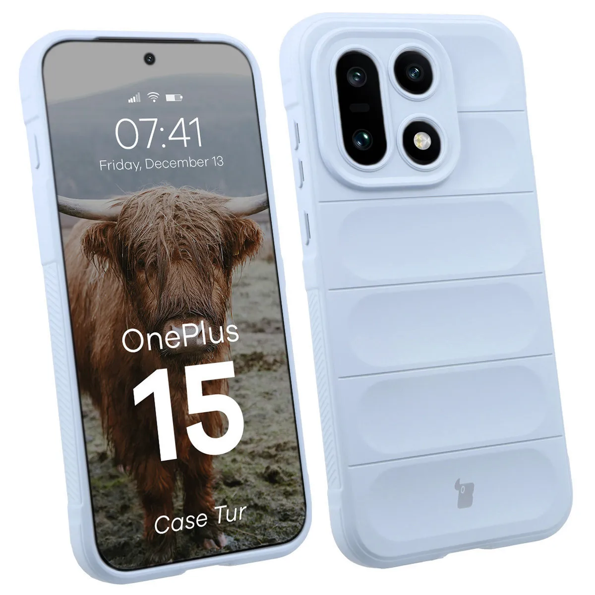 Etui Bizon Tur do OnePlus 15 Jasnoniebieski