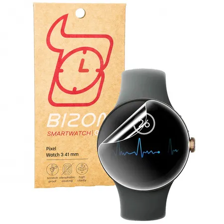 Folia hydrożelowa Bizon Glass Watch Hydrogel Duo do Google Pixel Watch 3 41mm