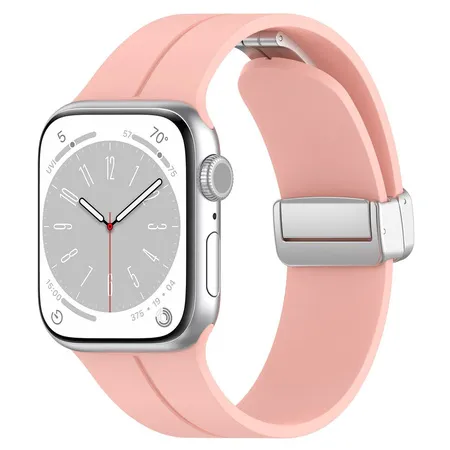 Pasek Bizon Strap Watch Silicone L do Apple Watch 38/40/41/42 mm Różowy