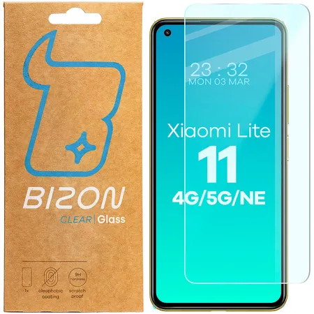 Szkło hartowane Bizon Clear do Xiaomi Mi 11 Lite 4G/5G/NE