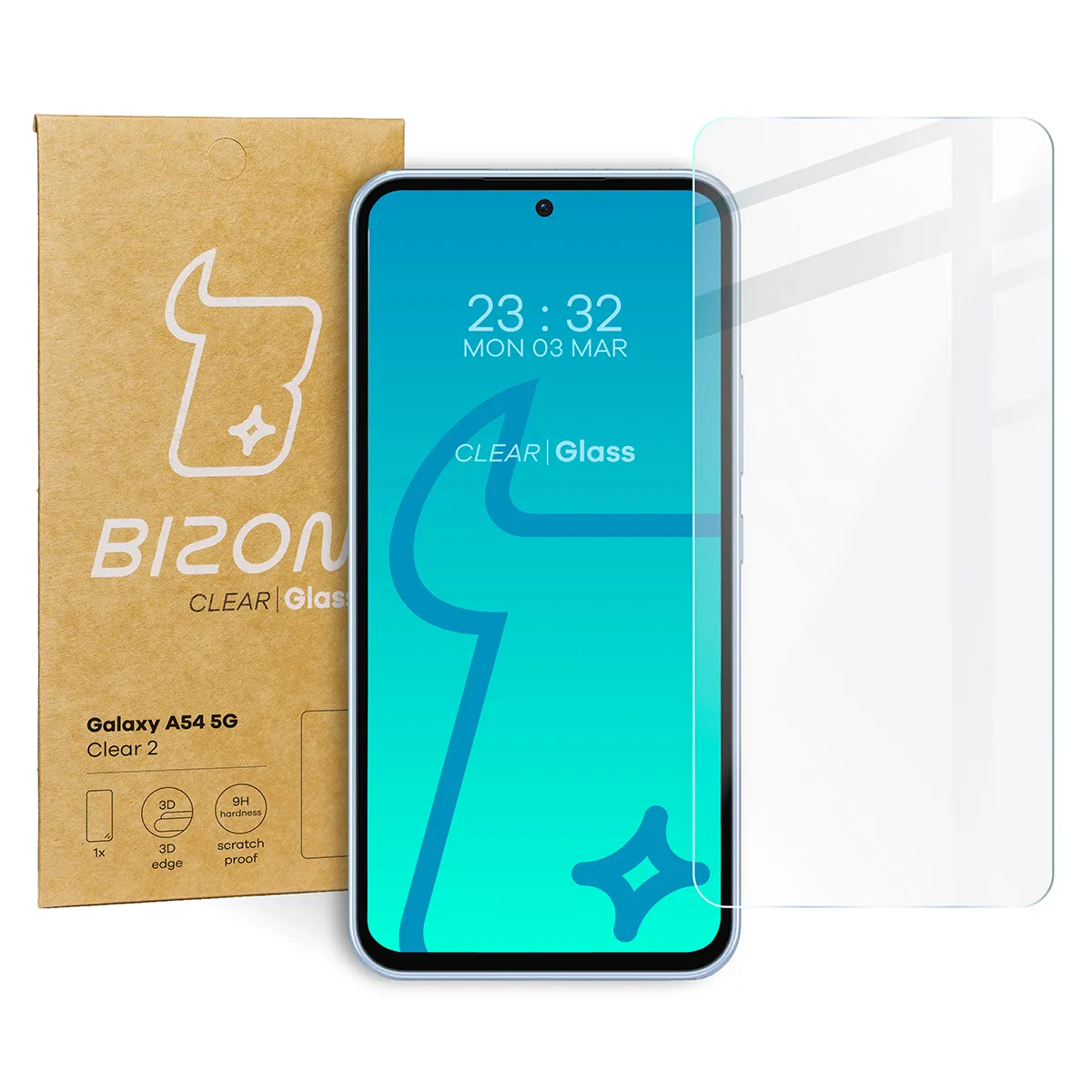 Szkło hartowane Bizon Clear 2 do Samsung Galaxy A54 5G