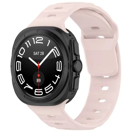 Pasek Bizon Strap Watch Silicone G do Samsung Galaxy Watch Ultra 2 / 1 47mm Różowy