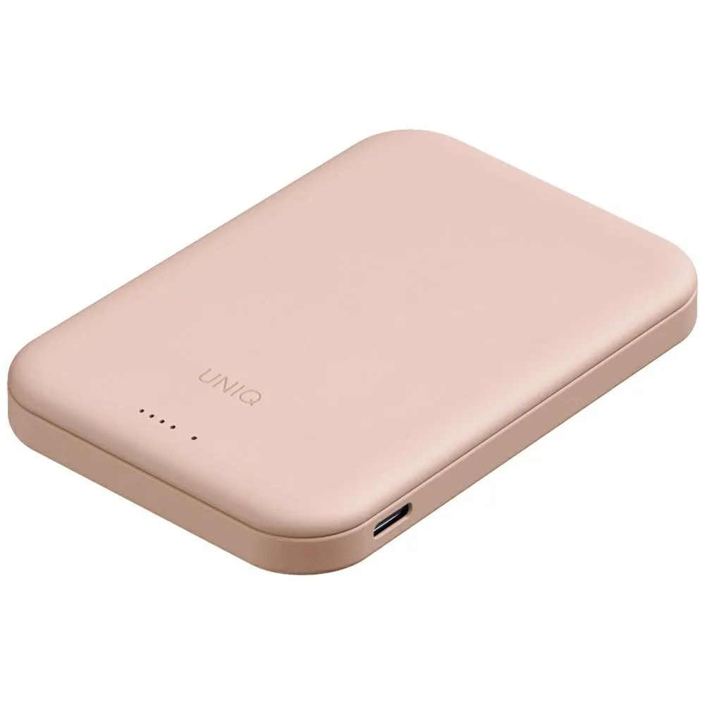Powerbank UNIQ Lyden Lexa Magnetic 5000mAh 20W Różowy