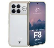 Bizon Angelo do Xiaomi POCO F8 Ultra Półprzeźroczyste z beżową ramką
