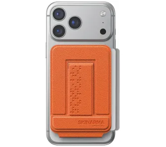 Etui Skinarma Axis magnetyczny składany tripod Pomarańczowy