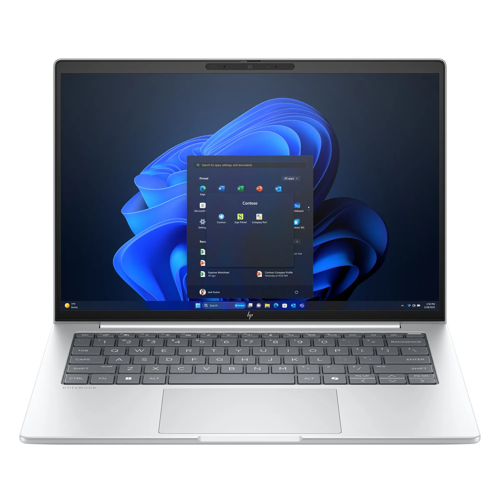 HP EliteBook 8 G1i 14" Ultra 7 255U 24GB RAM 512GB Dysk SSD Win11 Pro Srebrny Funkcje AI