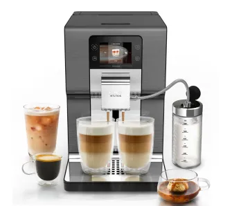 Ekspres Krups Intuition Experience Hot&Cold EA879N Kawa mrożona Szerokość 24cm