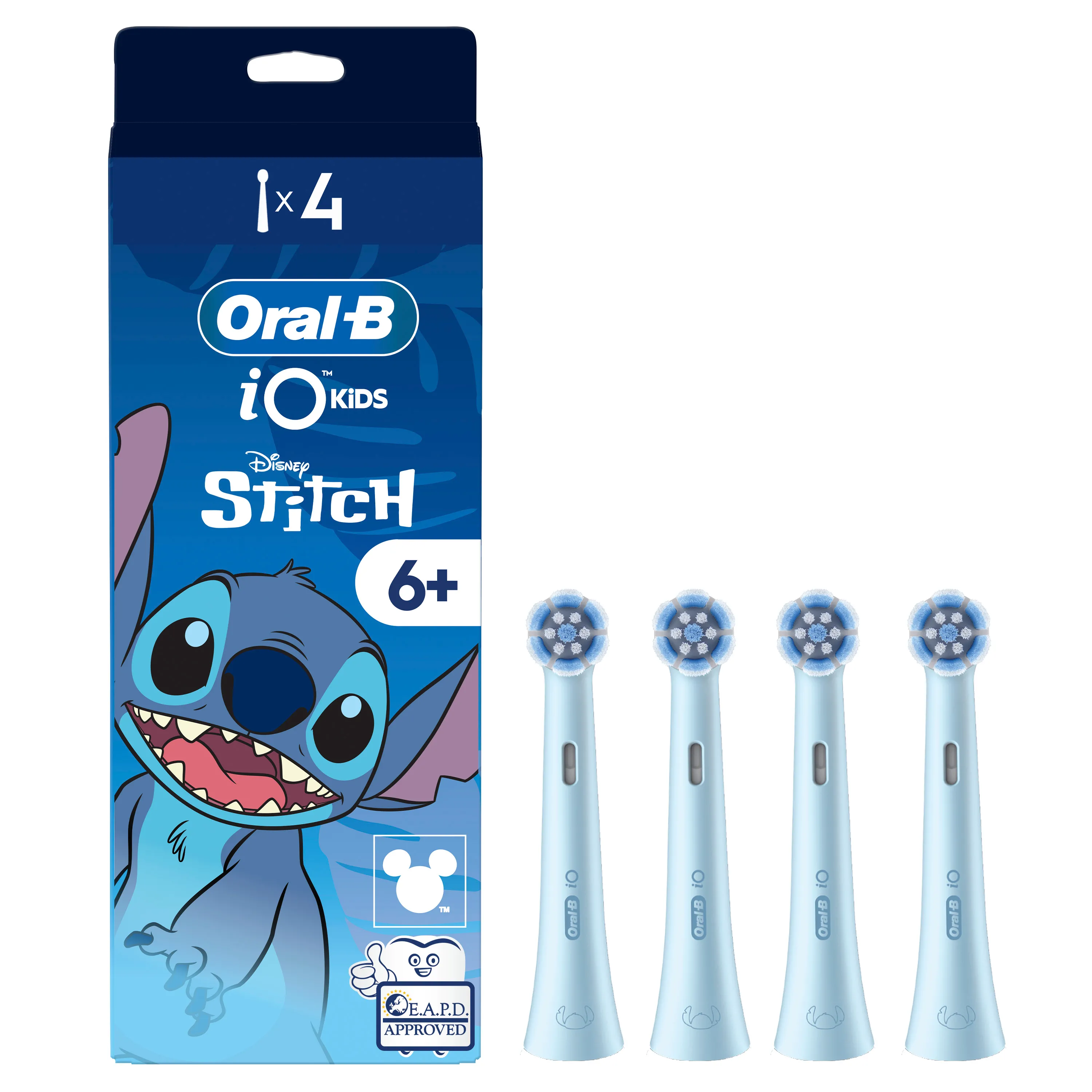 Końcówka do szczoteczki dla dzieci Oral-B iO Kids Stitch 4szt.