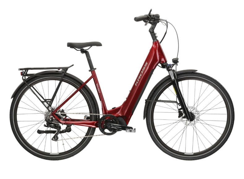 Rower elektryczny Kross KR TransH LS 3.0 U 28 M Czerwony