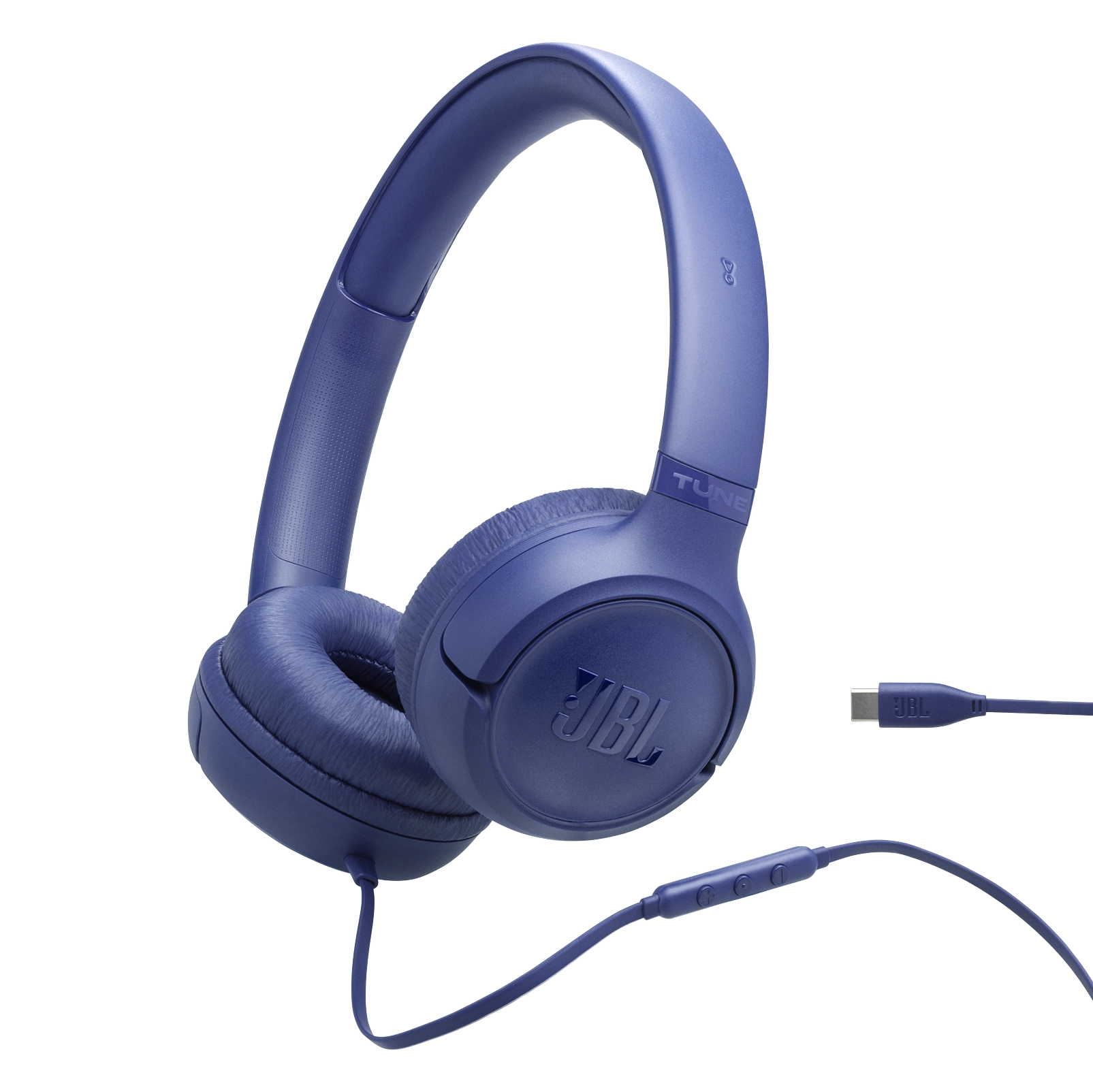 Słuchawki przewodowe JBL Tune 530C USB-C Nauszne Mikrofon Niebieski