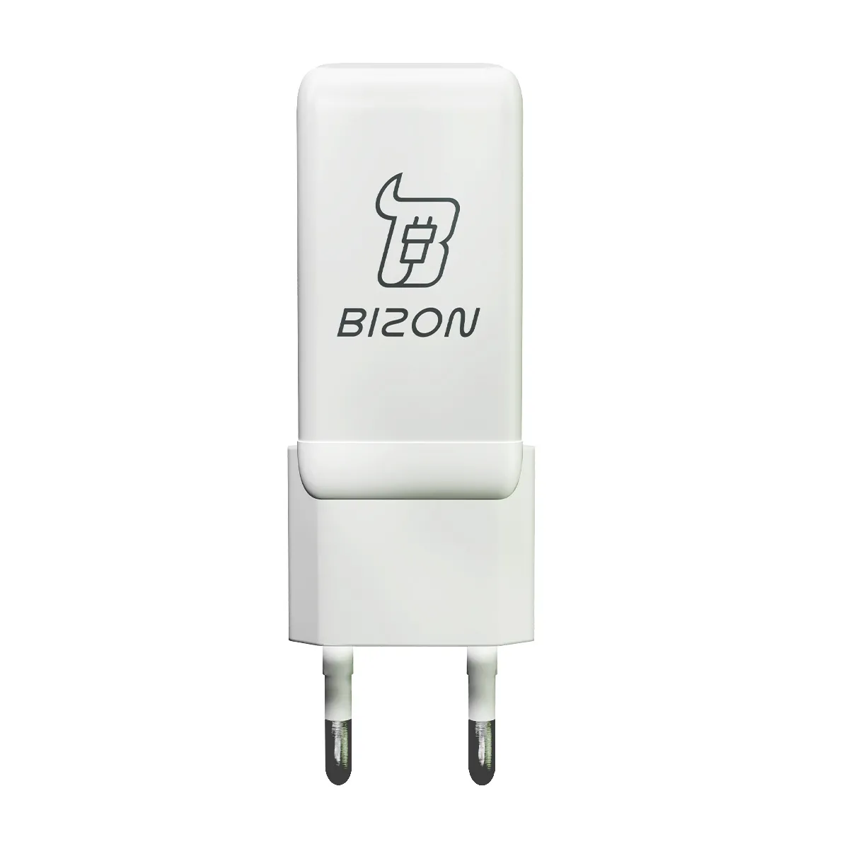Ładowarka sieciowa Bizon VT-36B GaN3 45W 2x USB-C PD QC4.0 45W Biały