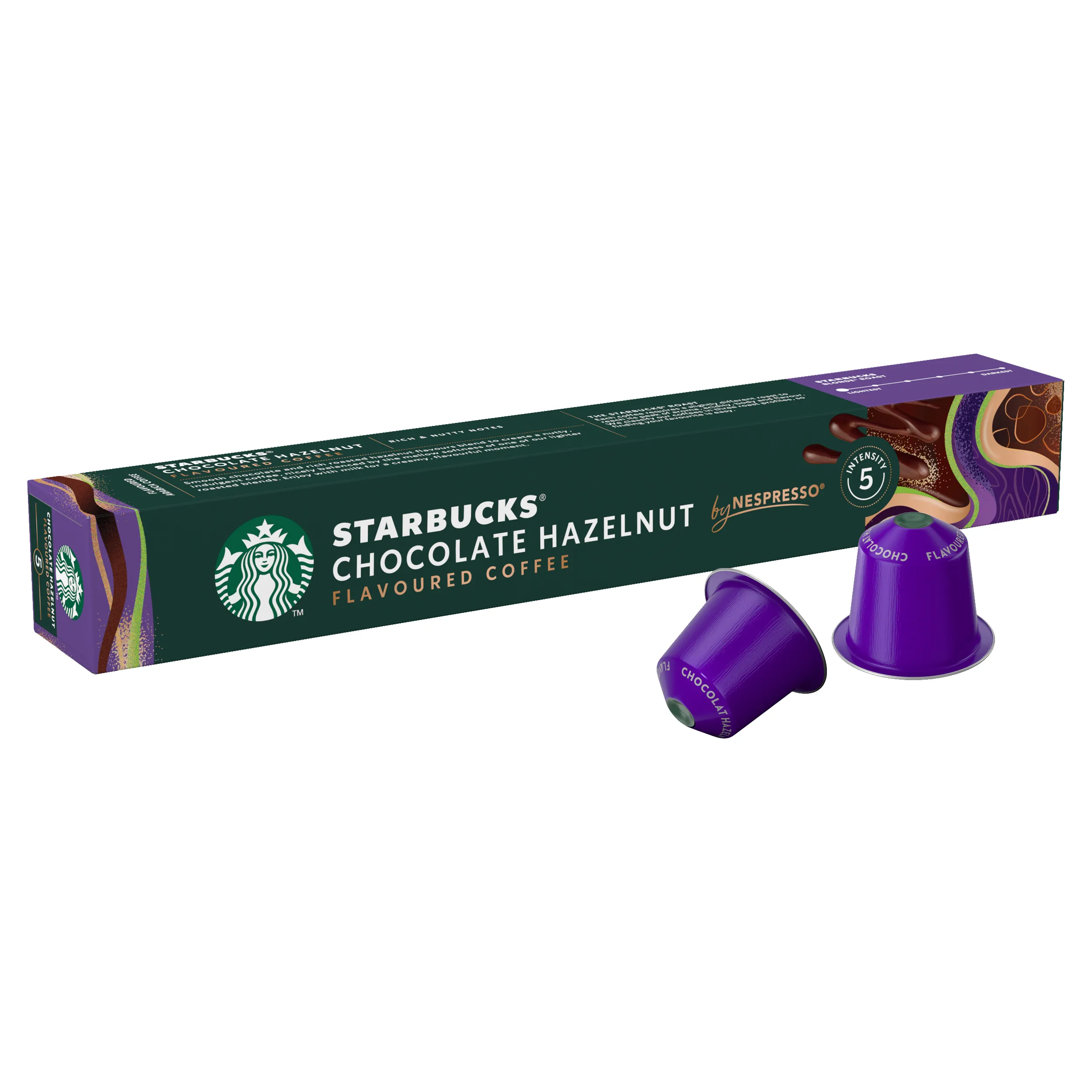 Czekolada Starbucks Nespresso Hazelnut 10szt.