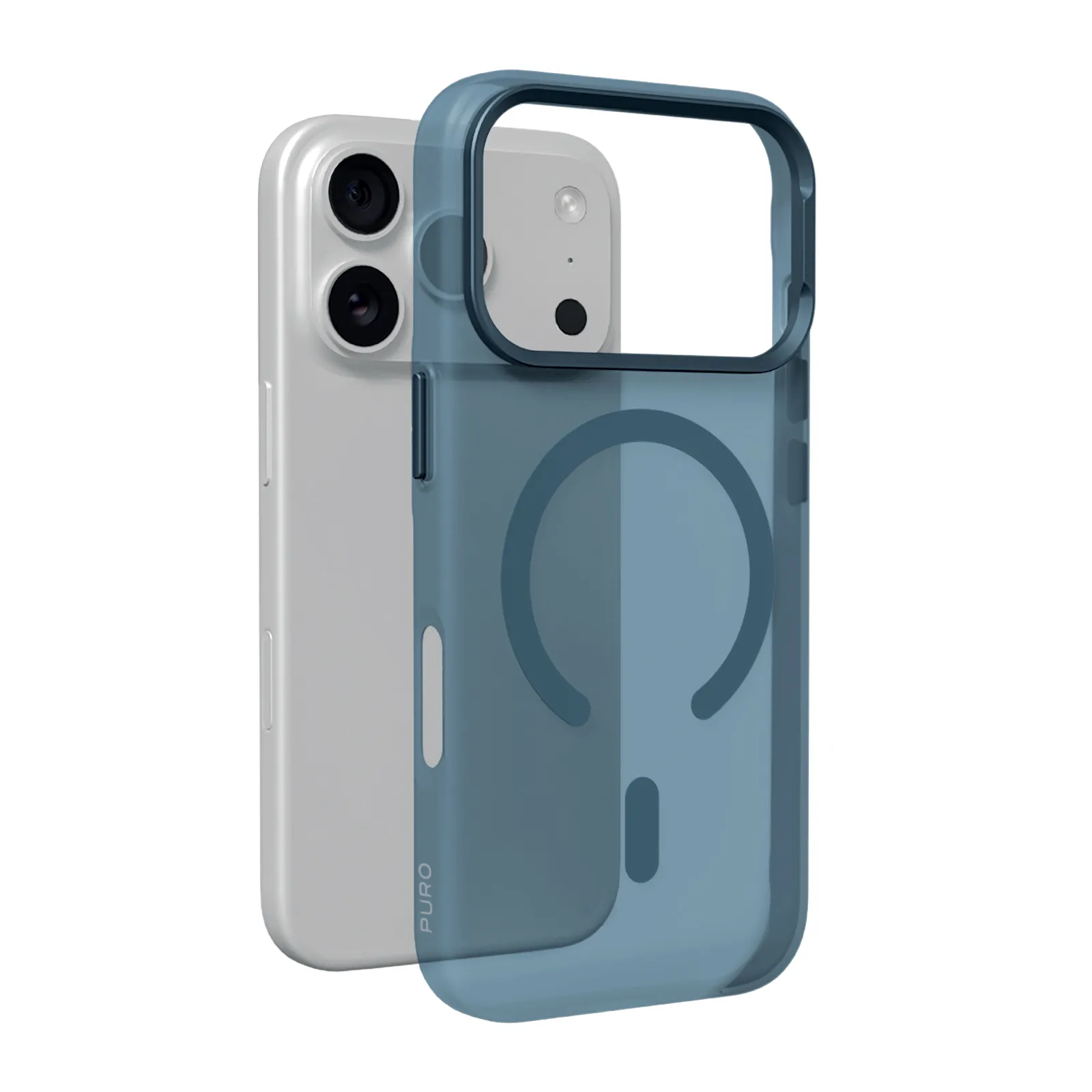 Etui Puro LIGHTFEEL do iPhone 17 Pro Niebieski