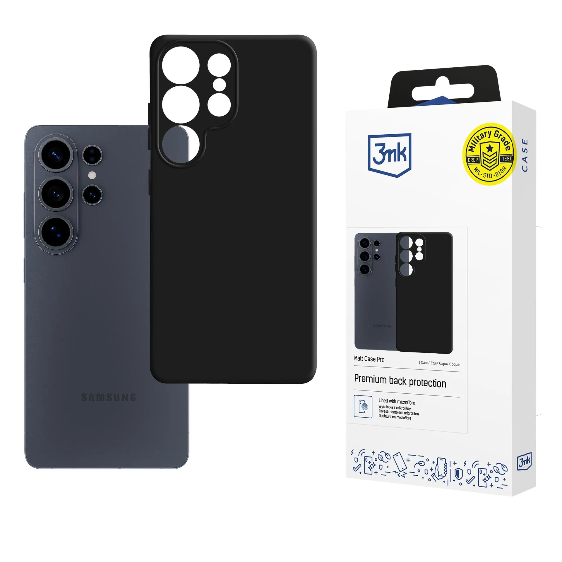 Etui 3mk Matt Case Pro do Galaxy S26 Ultra Czarny