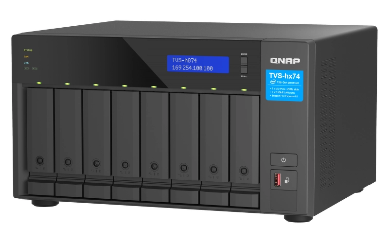 Dysk sieciowy QNAP TVS-H874-I7-32G Czarny