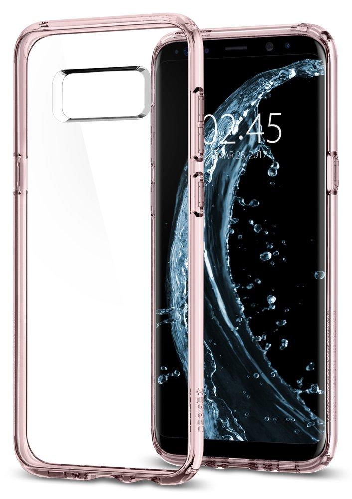Etui Spigen Ultra Hybrid 571CS21684 do Samsung Galaxy S8+ (crystal pink)