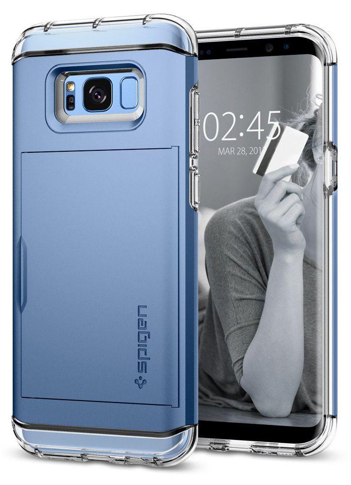 Spigen Crystal Wallet 571CS21118 Samsung Galaxy S8+ (blue coral)