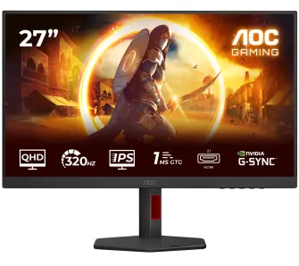 Monitor AOC Q27G4SRU 27" 2K Fast IPS 320Hz 0,3ms MPRT Gamingowy