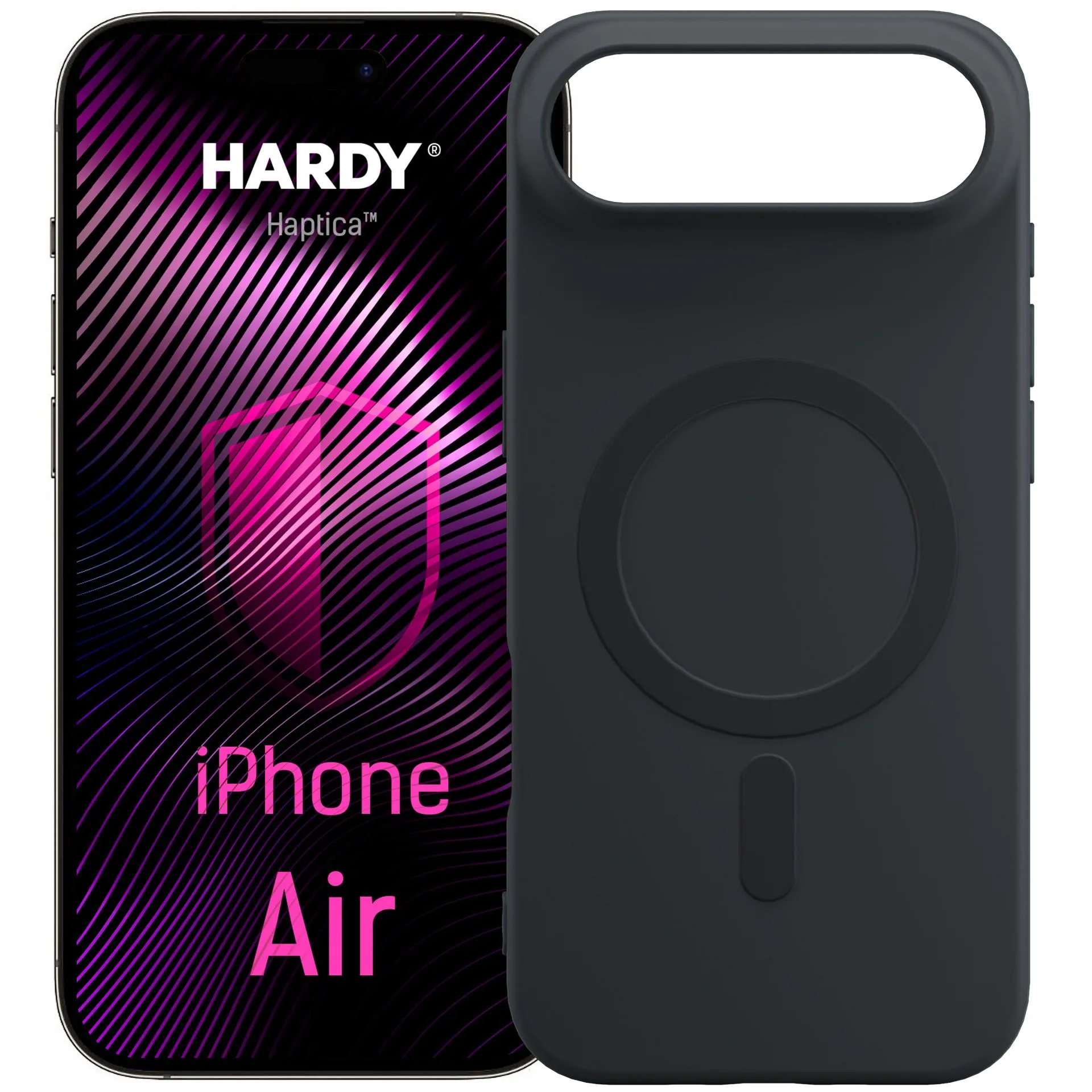 Etui 3mk Hardy Haptica MagCase do iPhone Air Czarny