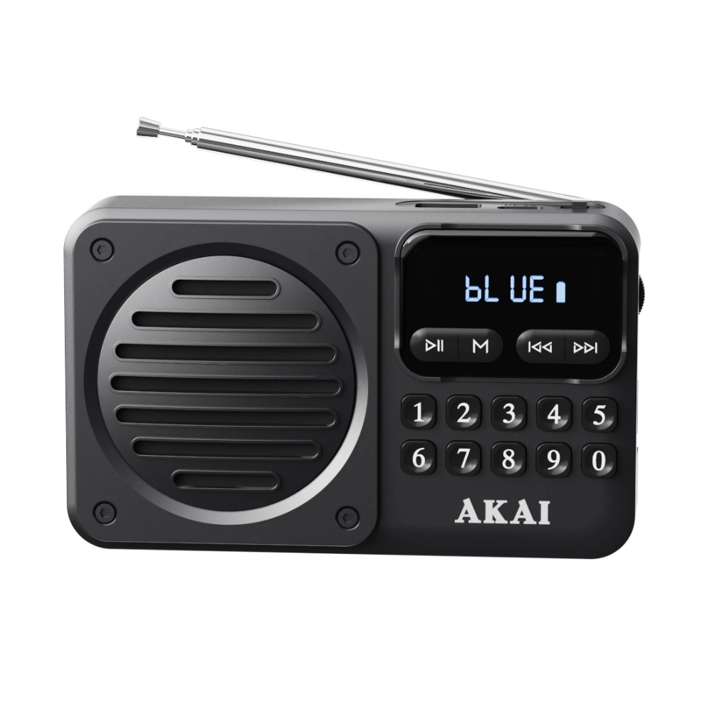 Radioodbiornik AKAI APR-300 Radio FM Bluetooth Czarny