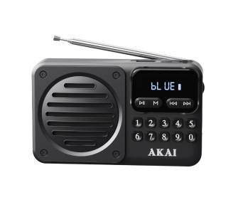 Radioodbiornik AKAI APR-300 Radio FM Bluetooth Czarny