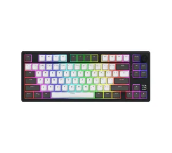 Klawiatura mechaniczna Hator Skyfall 80 Pro Wireless Aurum Vanila Czarno-Szara