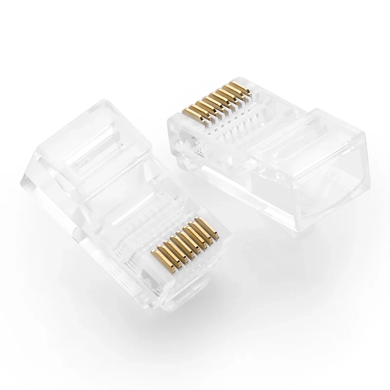 Wtyczka UGREEN NW110 RJ45 8P/8C Cat.5/5E 100szt Przezroczysty