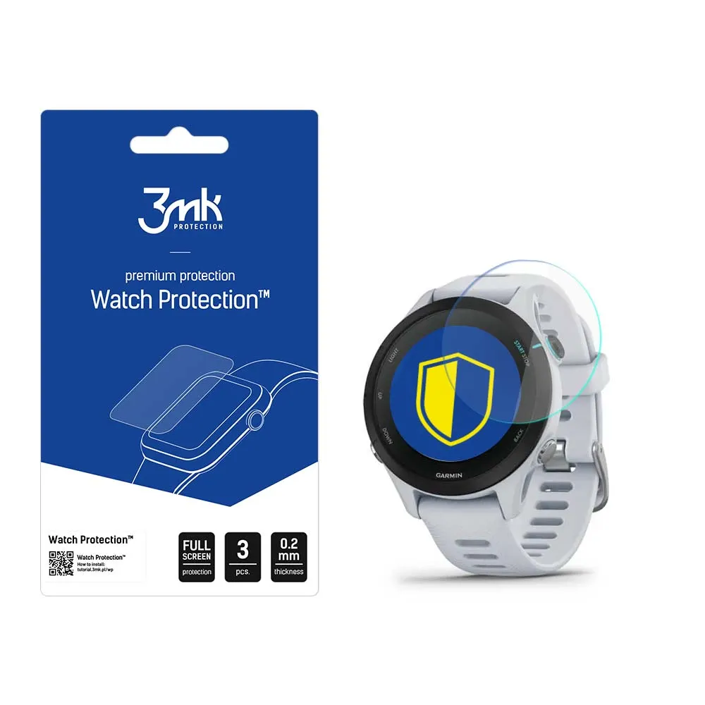 Szkło hybrydowe 3mk Watch Protection FlexibleGlass do Garmin Forerunner 255s Music