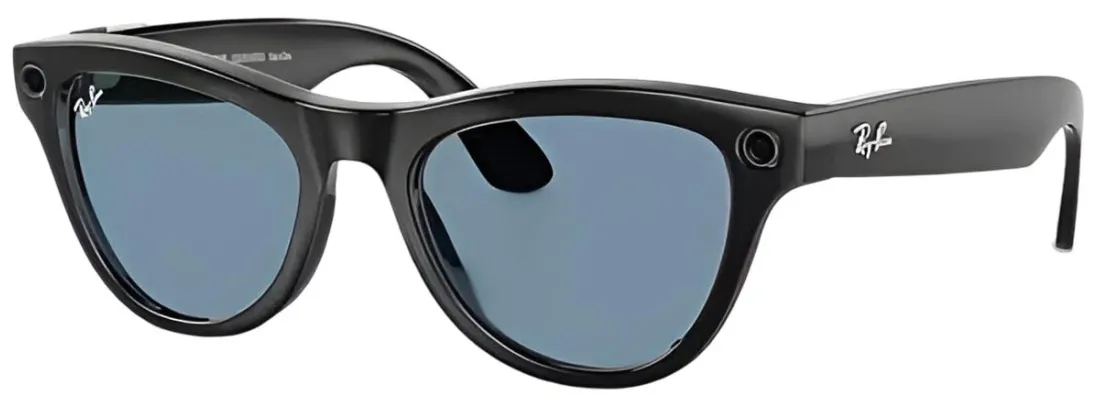 Okulary AR Ray-Ban Meta Skyler RW4010 Shiny Black