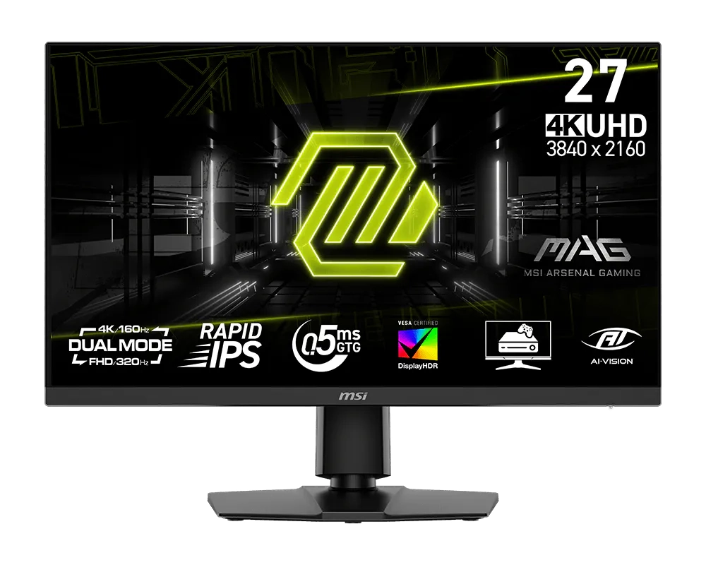 Monitor MSI MAG 272URDF E16 27" 4K Rapid IPS Dual Mode 160Hz/320Hz 0,5ms Gamingowy