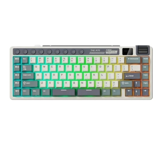 Klawiatura mechaniczna Royal Kludge RK-M70 Cyan Purple Cream Switch Cyjanowo-Fioletowy