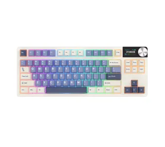 Klawiatura mechaniczna Royal Kludge RK-S85 Horizon Blue Beige Switch Biało-Niebieski