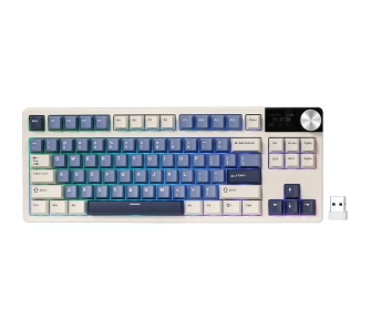 Klawiatura mechaniczna Royal Kludge RK-S85 Horizon Blue Beige Switch Biało-Niebieski