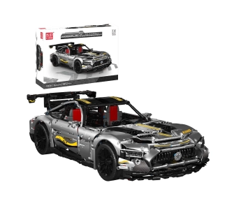 Model do składania Mould King 13126 AMG GT Quicksilver Zestaw klocków z 2872 elementów