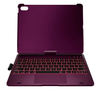 Etui na tablet Typecase Flexbook Touch z klawiaturą do iPad 11" (A16) 2025 / iPad 10.9" 2022 Malinowy