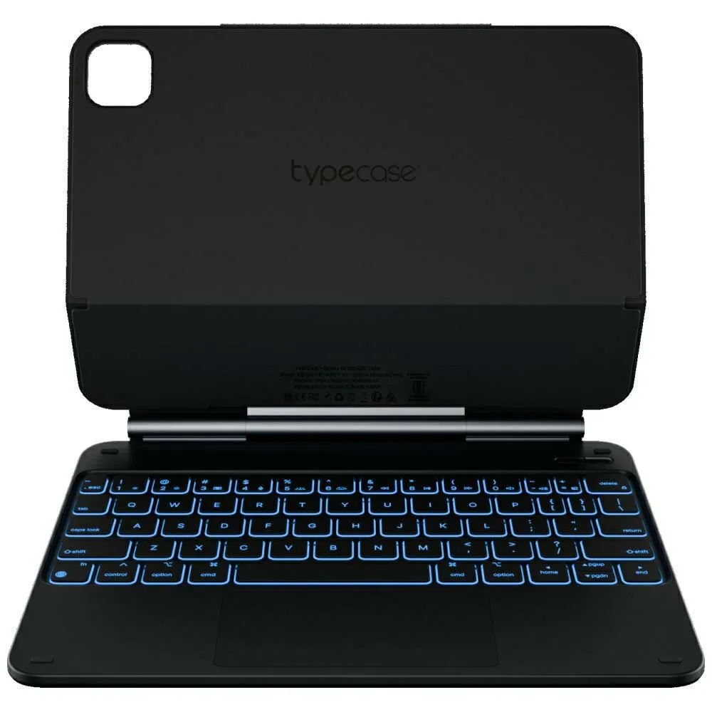 Typecase Edge z klawiaturą do iPad Air 11" M2 2024/M3 2025/M4 2026 Czarny