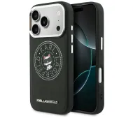 Karl Lagerfeld Point & Choupette Sketch MagSafe do iPhone 17 Pro Czarny
