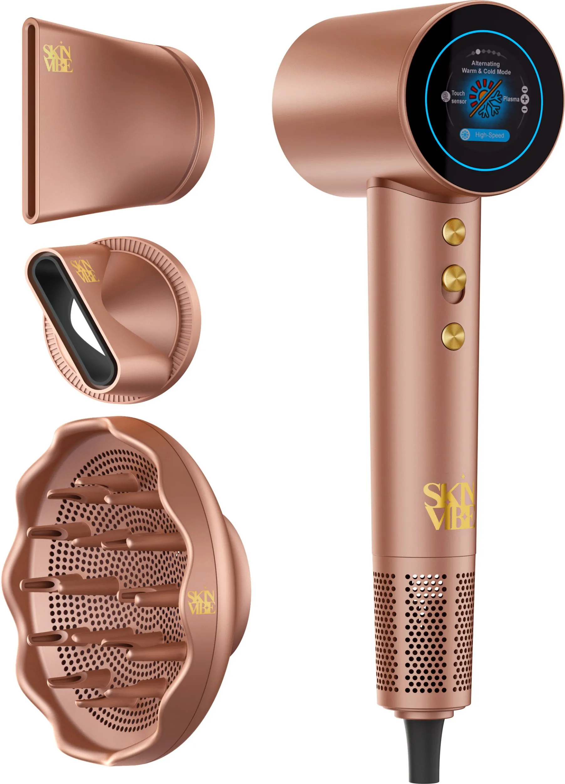 SkinVibe Aurea Family X Plasma SV-001MM Jonizacja Dyfuzor Zimny nawiew 1600W 2 prędkości 4 temperatury