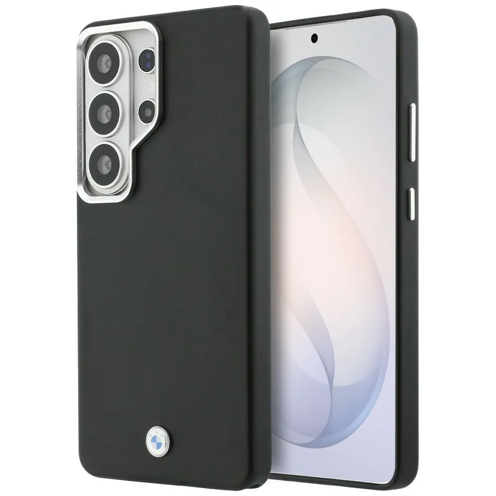 Etui BMW Sign Metal Logo MagSafe do Galaxy S26 Ultra Czarny